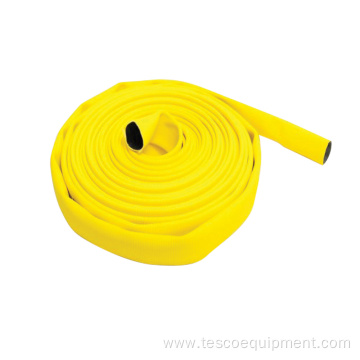 Fire resistant double jacket rubber lining fire hose